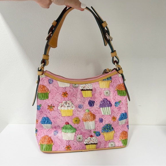 Dooney & Bourke Bags Dooney Bourke Lucy Pink Cupcake Hobo Bag